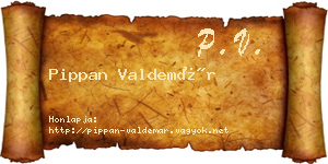 Pippan Valdemár névjegykártya